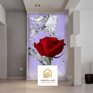 تركيب ورق جدران