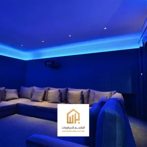 اسقف روز وديكور اضواء