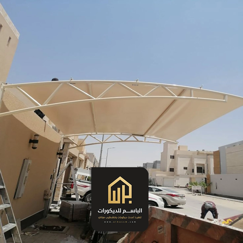 مظلات سيارات حديد في سيهات