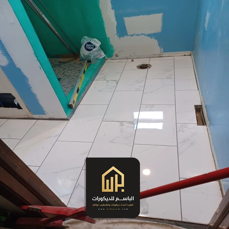 ترميم حمامات قبل وبعد الخبر